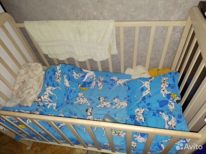 Детская кровать с матрасом бу