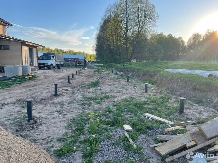 Винтовые сваи под ключ установка обвязка