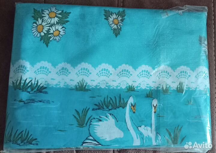 Новый комплект 1.5 Лебеди. Х/б