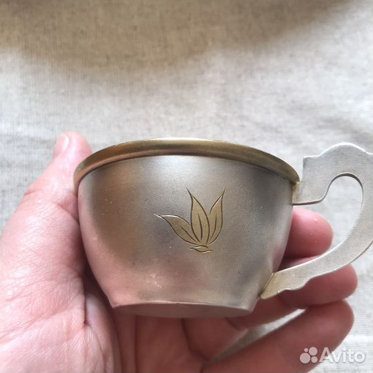 Кофейная пара - мельхиор СССР