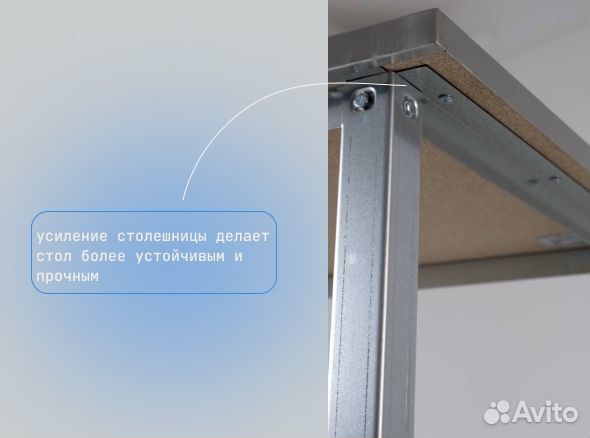 Стол производственный 80х60