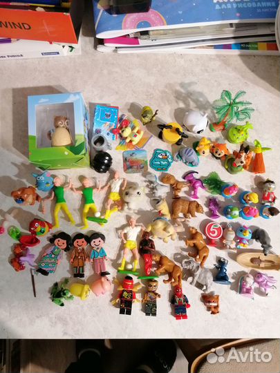 Игрушки из киндер пакетом