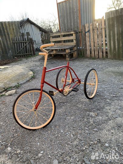 Детский трехколесный велосипед СССР