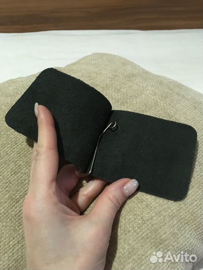 Кожаный зажим для денег