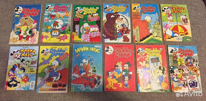 Старые комиксы, детские журналы