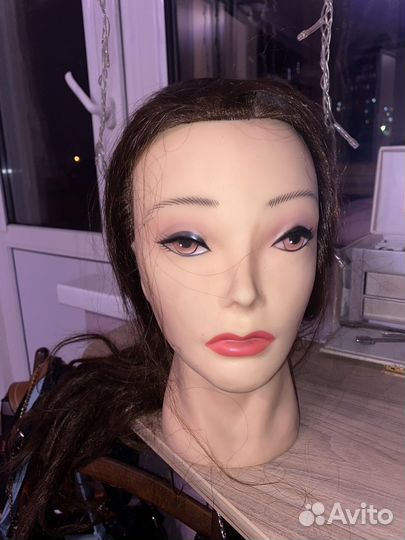 Манекен голова для причесок