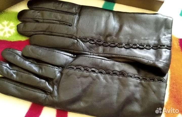 Перчатки кожаные francesco molinary новые