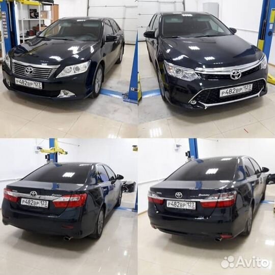 Обвес рестайлинг на Тойоту Камри 50 (55 кузов)