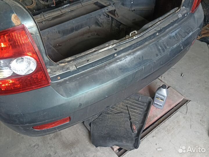 Задний бампер приора