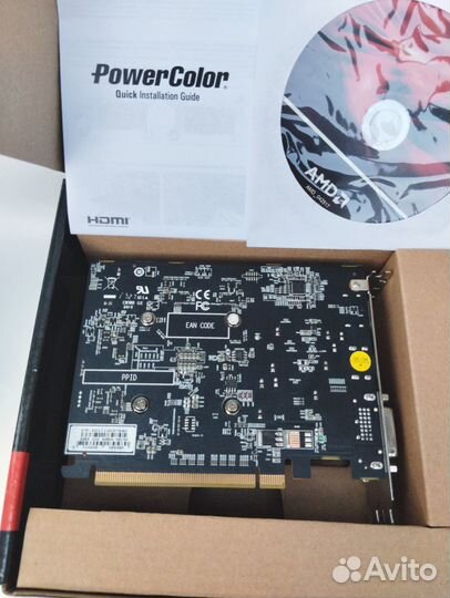 Видеокарта PowerColor Red Dragon RX 550 4GB gddr5