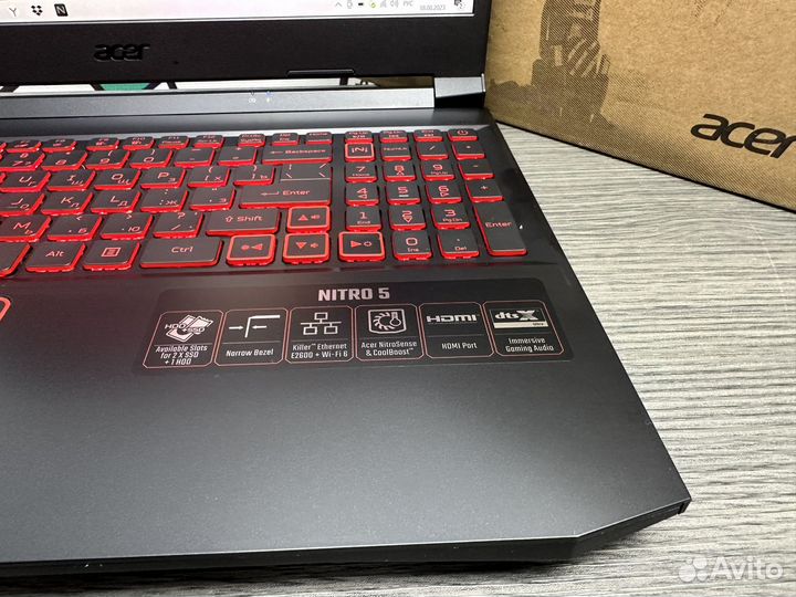 Acer nitro core i5 10300H 12Gb DDR4 GTX 1650 SSD