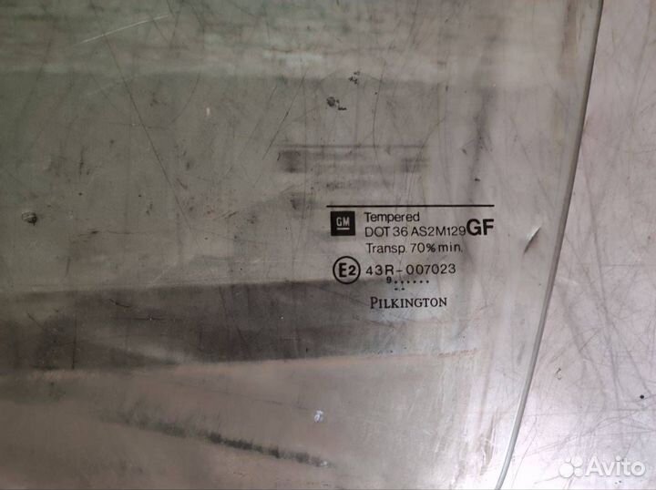 Стекло двери передней левой Opel Astra G 1999