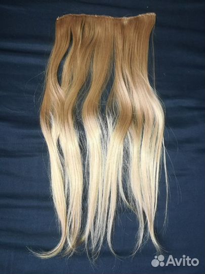 Накладные пряди для волос на заколках 50 см