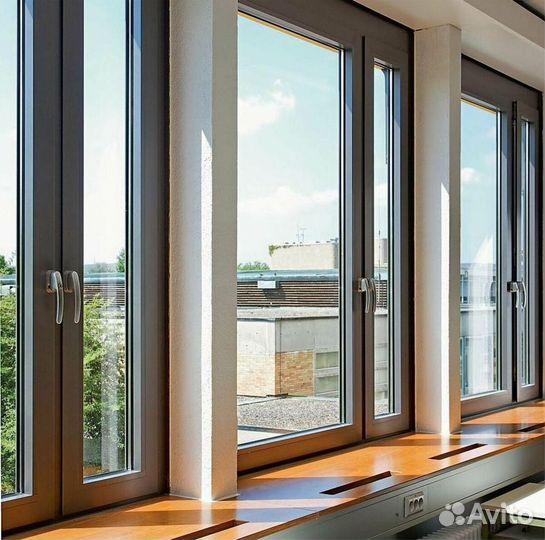 Алюминиевые окна раздвижные