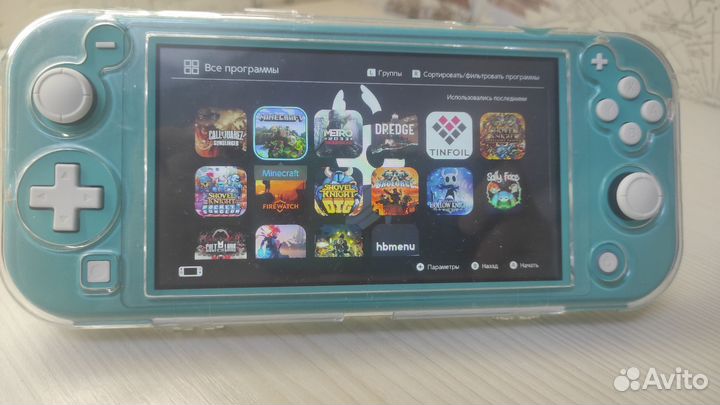 Nintendo switch lite прошитая 64GB