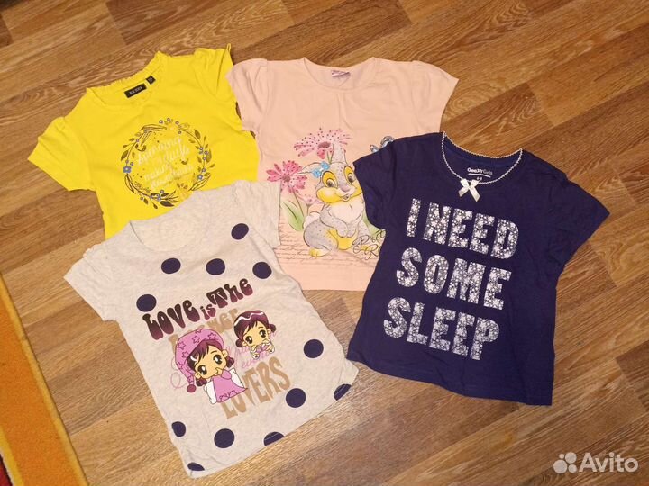 Вещи пакетом на девочку рост 122