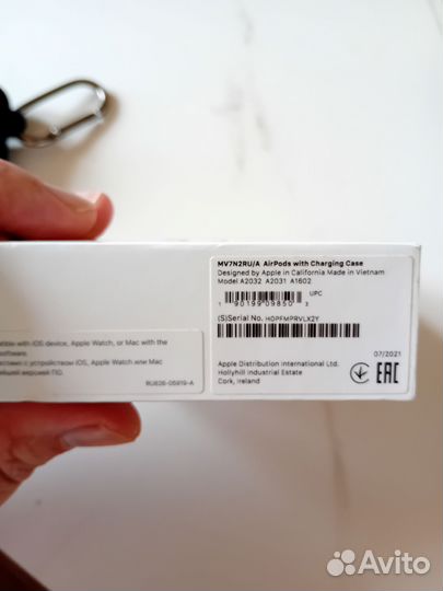 Беспроводные наушники apple airpods 2 оригинал