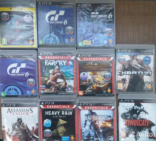 Игры для приставок ps3