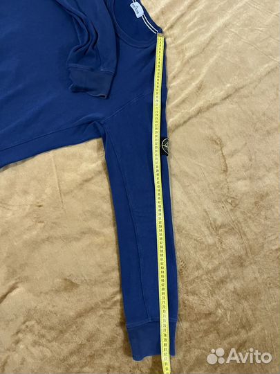 Stone island свитшот синий оригинал