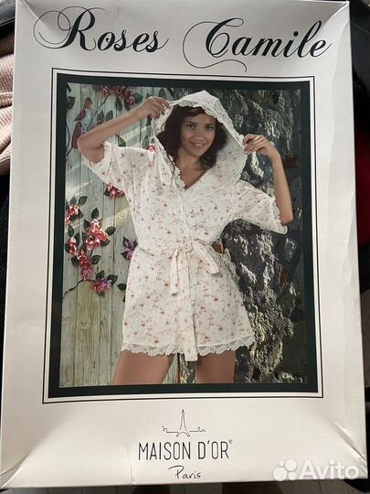 Maison Dor халат женский L банный новый (Турция)