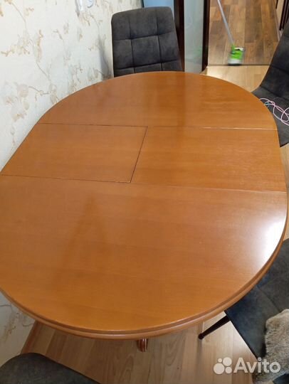 Кухонный стол круглый раскладной