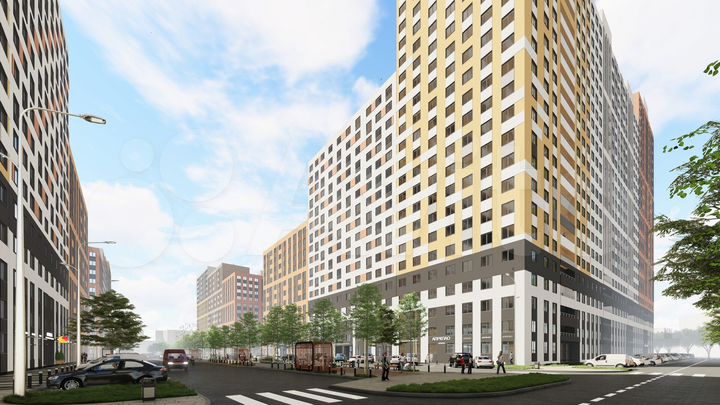 2-к. квартира, 45,1 м², 10/17 эт.