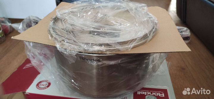 Новая Кастрюля. Rondell из нержавейки 5л