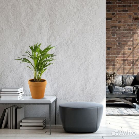 Горшок цветочный 21 см, 2.6 л, глина, цвет коричне