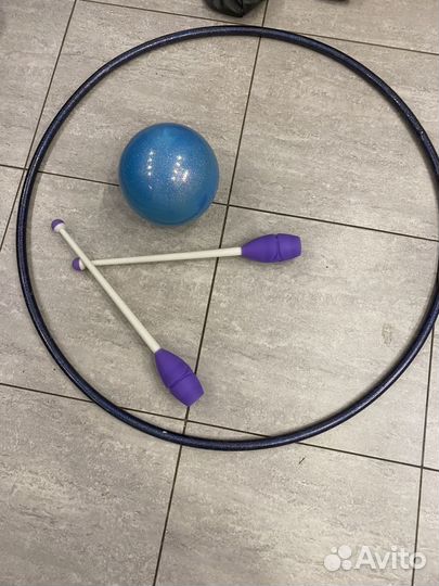 Мяч chaccot, булавы, обруч