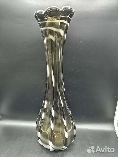 Ваза огромная стекло СССР 