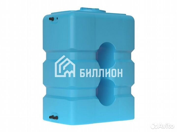 Емкость для воды 800 л прямоугольная