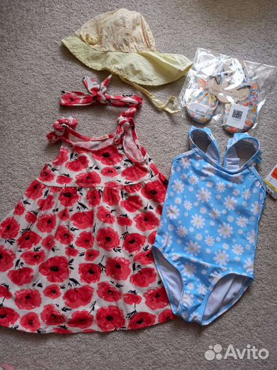 Летние вещи для девочки 92