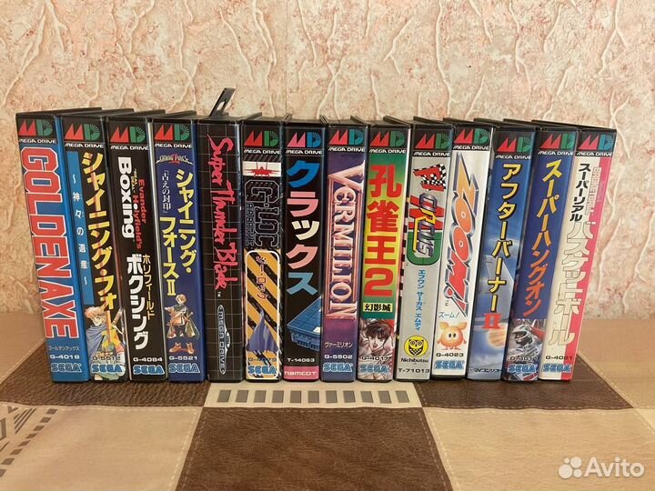 Sega megadrive JAP игры, картриджи (лицензия)