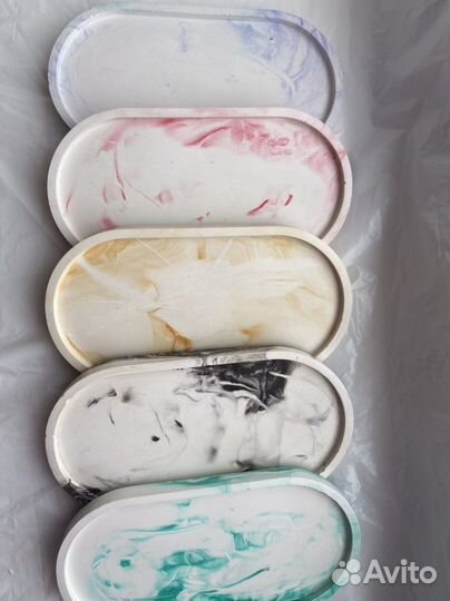 Поднос из гипса