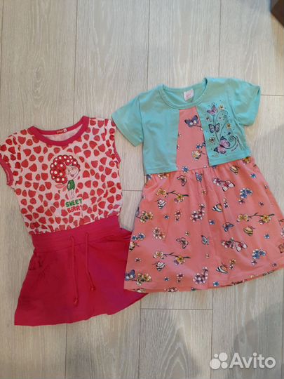 Вещи пакетом на девочку 98-104-110