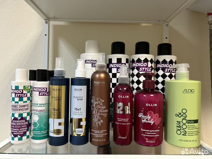 Средства для волос indigo, kapous, ollin, studio