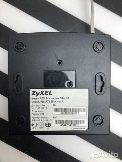 Модем zyxel p600 adsl2+