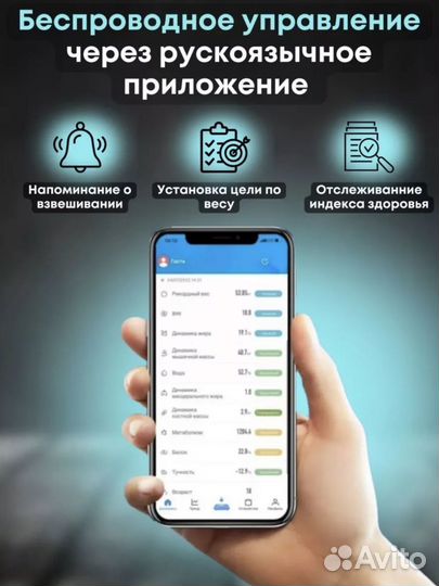 Весы напольные с bluetooth
