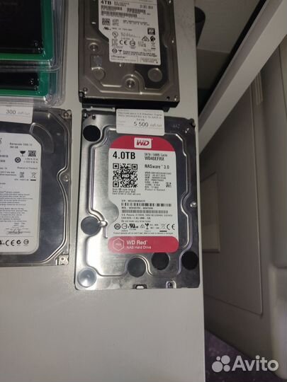 Жесткий диск 3.5 Western Digital RED WD40efrx 4Tb