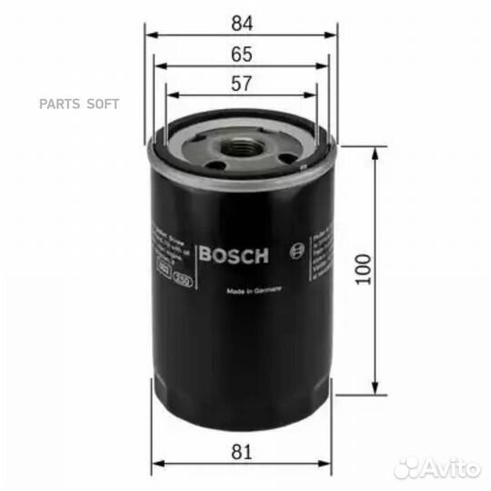 Bosch 0986452023 Фильтр масляный