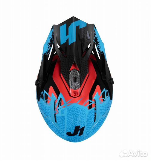 Шлем кроссовый just1 J38 Mask, размер XL, синий/кр