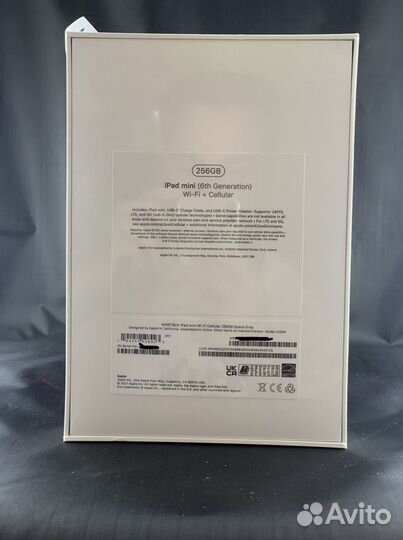iPad Mini 6 256GB Wi-Fi+Cellular (Новый)
