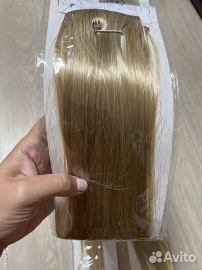 Накладные волосы на заколках