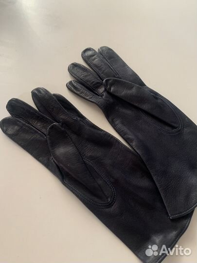 Перчатки женские кожаные