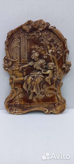 Панно Дама с младенцем СССР