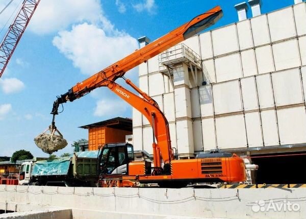 Аренда телескопического грейфера Hitachi 225