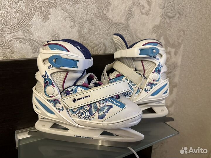 Коньки детские раздвижные 31-35