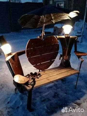 Лавочка уличная 