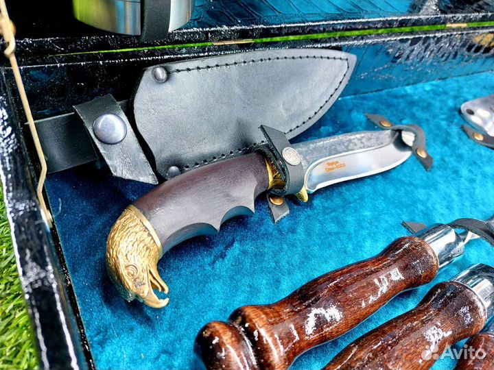 Набор шампуров подарочный