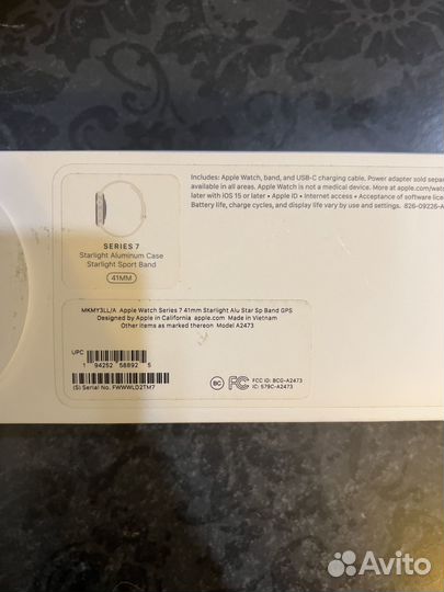 Часы apple watch 7 41 mm